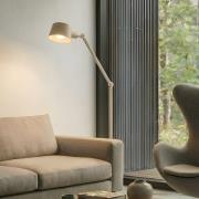 Lucande golvlampa Silka, 173 cm, beige, justerbar, E27
