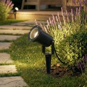 Lindby markspettspotlight Nielas, 3-pack, antracit, stickkontakt