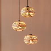 EGLO Amsfield 1 hängande lampa, tre lampor, rund