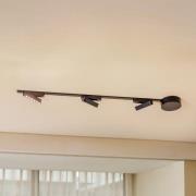 Lindby Skensystem 48V Lumaro, 3 LED-lister, svart, CCT