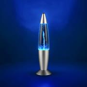 Reality Leuchten LED-bordslampa Holly, titanfärgad, höjd 35 cm, RGB, U...