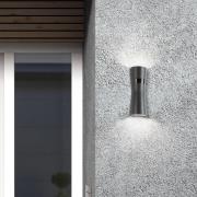 LCD LED-sensor-utomhusvägglampa 5135, grafit, metall, 26 cm, IP65