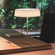 Vibia LED-bordslampa DAMA, beige, höjd 61 cm Papper/metall