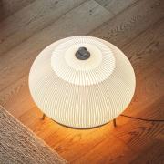 Vibia LED-golvlampa KNIT, 62 x 65 cm, beige, textil