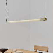 GEJST Hänglampa Radent mässingsfärgad, längd 138 cm, G13 LED