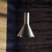 FRANDSEN Hänglampa Lyss, aluminiumfärgad, metall, Ø 18 cm, E27