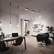 Paulmann URail-skena, signalvit, längd 150 cm, aluminium