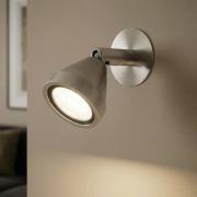 Busch LED-vägglampa Mini, vridbar, nickel, 5 000K