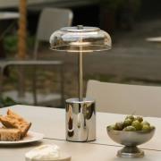 Nuura Aps Nuura LED-batteridriven bordslampa Blossi, höjd 26 cm, krom/...