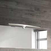 Briloner LED-spegellampa Dun 2 i 1, krom, IP44, längd 50 cm