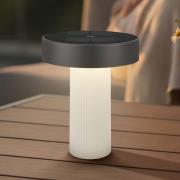 Briloner LED-batteridriven solcellsbordslampa Poga, benvit/antracit, I...