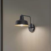 Opviq Vägglampa Berceste 181-A svart/guld