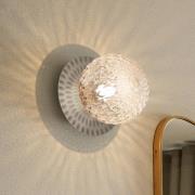 Nuura Aps Nuura vägglampa Liila 1, IP44, Ø 16,5 cm, silver/klar