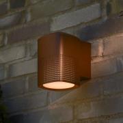 Nordlux Utomhusvägglampa Sidara Seaside, brun, IP54, E27