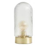 Nordal - DOME lamp, high, cut glass/brass