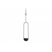 Nordal - KOBBA candle holder f/hanging, black