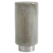 Nordal - Glass lantern grey, silver base, L
