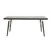 Nordal - Dining table, black wood