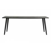 Nordal - HAU square dining table, black wood