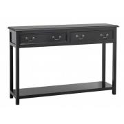 Nordal - MOSS console w/2 drawers, black