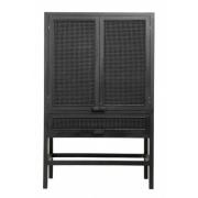 Nordal - MERGE cabinet, teak, black