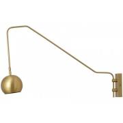 Nordal - ATHENE golden wall lamp, globe