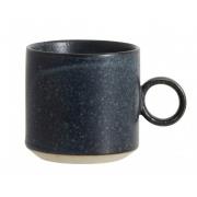 Nordal - GRAINY cup w. handle, dark blue