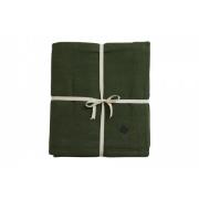 Nordal - YOGA cotton blanket, dark green