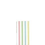 Leonardo - Färgade Sugrör Glas 15cm 4-pack inkl Borste