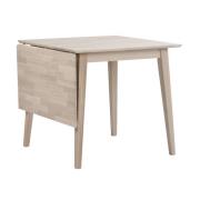 Rowico Home - Filippa klaffbord 80+45 vitpigmenterad ek