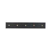 Rowico Home - Malone kroklist 80 svart metall/guldknopp