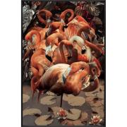 NFG - BILDE Flamingo, 80x120, glas m ram