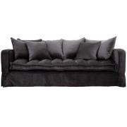 Artwood, Soffa Greenwich 3-Sits Velvet Iron Grey