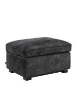 Artwood, Midtown Ottoman Velvet Dark Grey