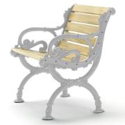 Byarums Bruk, Byarum fåtölj / gavlar: natur / virke: impregnerad furu