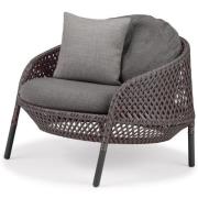 Dedon, Ahnda lounge chair graphite
