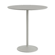 Muuto, Soft barbord 95 cm - Grey Linoleum Grey