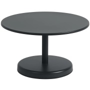 Muuto, Linear Steel Soffbord Ø70 cm Anthracite Black