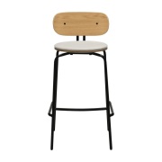 Umage, Curious Barstol Ek/Svart White Sands