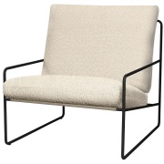 Ferm Living, Desert Fåtölj Black/Off-white