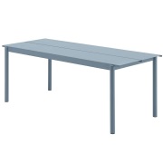 Muuto, Linear Steel Matbord 200X75 cm Pale Blue