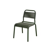 Cane-line, Al Dente stol, stapelbar m/dark green Weave Dark green