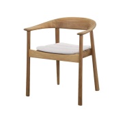 Cane-line, Majestic stol m/armstöd sittdyna Sand, AirTouch