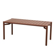 Cane-line, Bliss soffbord/bänk Desert red, aluminium