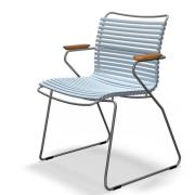 Houe, Click karmstol ljusblå aluminium