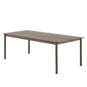 Muuto, Linear Steel Matbord 220x90 cm Taupe