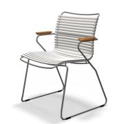 Houe, CLICK Karmstol vit/Grey/Bamboo