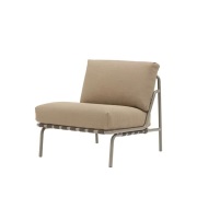 Muuto, Loungefåtölj Settle Ribbed Weave 5/Taupe