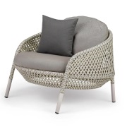 Dedon, AHNDA loungestol AB7 lipari 0304 white quartz 0106