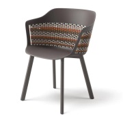 Dedon, MYMI karmstol DE1 black pepper 0317 black pepper 0317